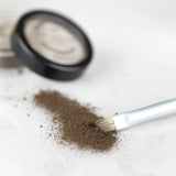 Mineral Eyebrow Powder & Angled Brush Dark Brown