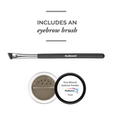 Mineral Eyebrow Powder & Angled Brush Taupe