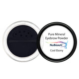Mineral Eyebrow Powder & Angled Brush Cool Ebony