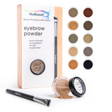 Mineral Eyebrow Powder & Angled Brush Warm Blonde