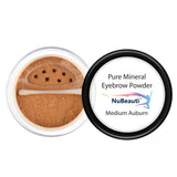 Mineral Eyebrow Powder & Angled Brush Medium Auburn