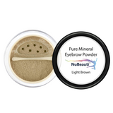 Mineral Eyebrow Powder & Angled Brush Light Brown